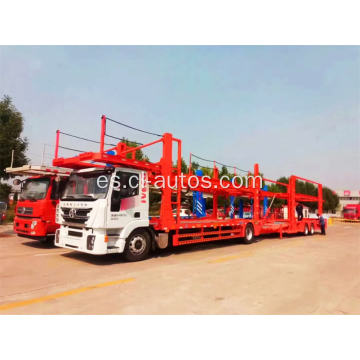 4x2 6 ruedas iveco rhd 5uits 6units camión de transporte de automóvil nuevo para la tienda 4s